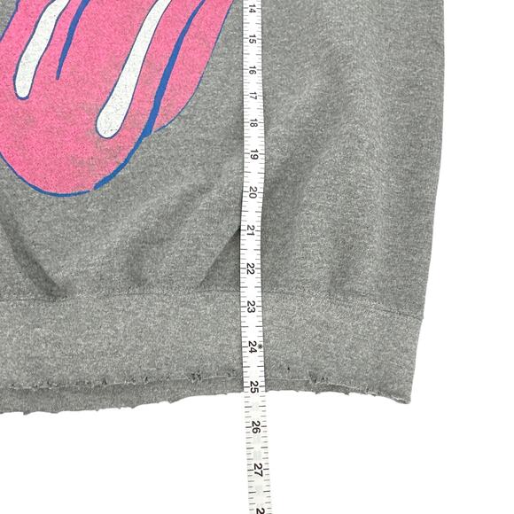 MADEWORN x REVOLVE Rolling Stones Logo Sweatshirt XS - Picture 7 of 8